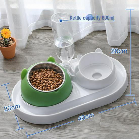 """Hrănitor automat cu apă pentru animale de companie din oțel inoxidabil și bol pentru câini și pisici"""