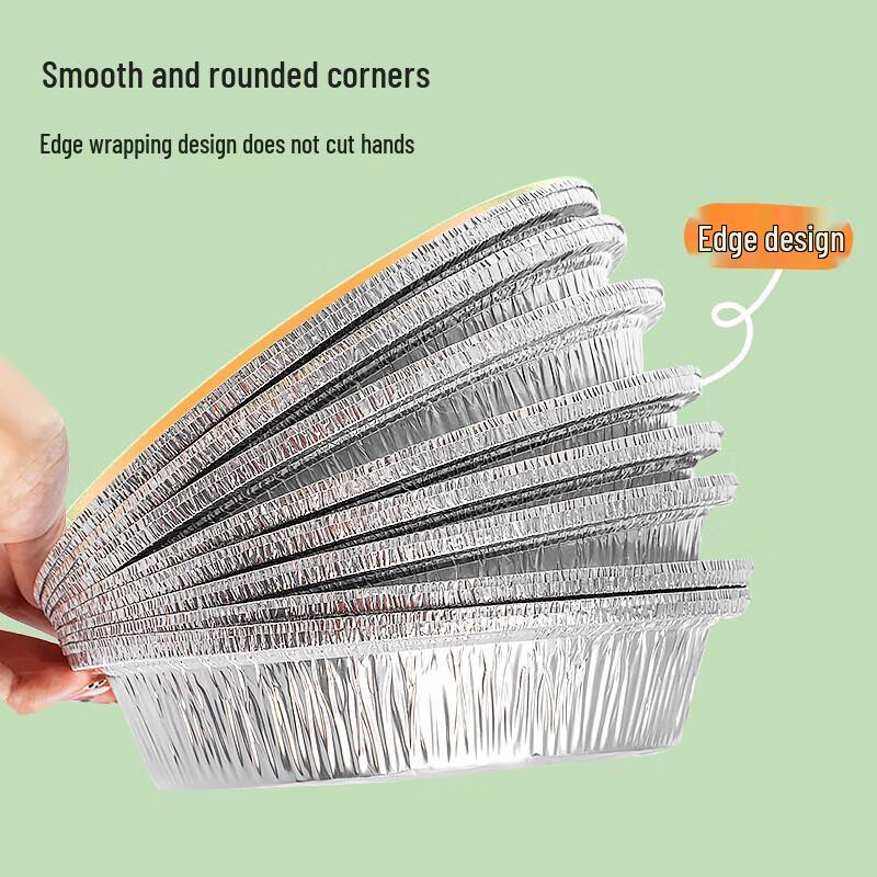 temeiju Food-Grade Air Fryer & BBQ Aluminum Foil Pans