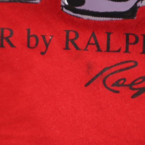 POLO RALPH LAUREN Polo Bear Print Short sleeve T-shirt 140 Red series Kid's Used