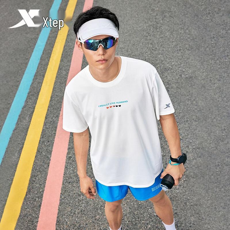 Xtep Ice Silk Short-Sleeve Graphic T-Shirt
