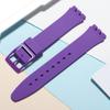 16mm 17mm 19mm 20mm Wasserdichtes Silikon-Uhrenarmband für Swatch Weiches Gummiarmband Buntes Armband Ersatz Uhrenzubehör