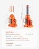 Hydraulic Bottle Jack 30 Ton Manual High Lift Automotive Car Repair Shop
