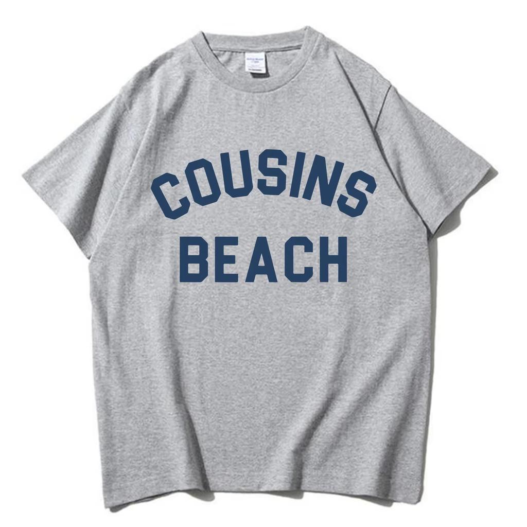 The Summer I Turned Pretty Maglietta Unisex con Stampa Lettere Cousins Beach Moda Estiva Girocollo Manica Corta Abbigliamento