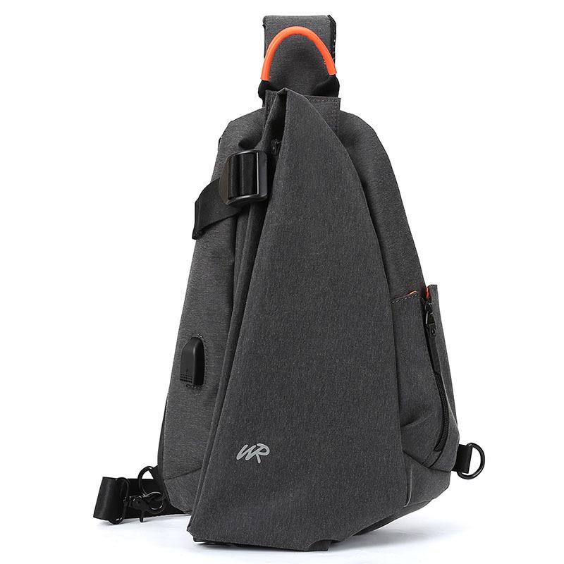Korean Style Men's Crossbody Chest Bag – Fashionable, Multifunctional, Casual Shoulder Bag Backpack