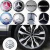 56/60/63/65/68MM Car Styling Wheel Center Caps Hub Cover Decor Stickers For Mercedes Benz AMG W203 W206 W220 W205 W212 W210 W108