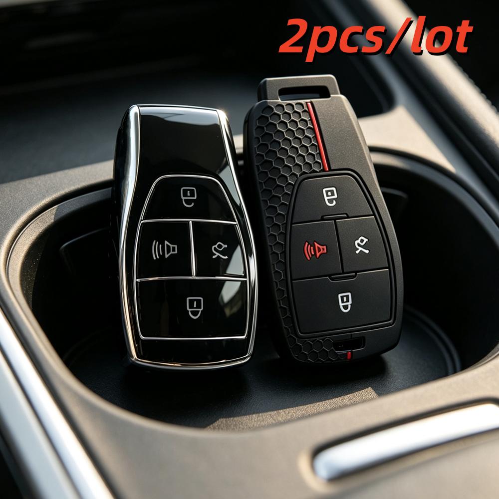 S/Lot Car Key Case Covers Baic Beijing Bj30 Bj40 Bj80 Bj90 U7 X7 Senova X25 X35 X55 X65 Ex5 Eu5, Car Key Protective Case