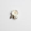 10 Pieces Flatback Pearl Embellishments Flower Shapes Wedding Embellishment for Scrapbooking Craft Cardmaking Bouquet Handcraft
