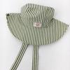 Wide Brim Striped Sun Hat UV Protection Fishmen Hat Fashion Reversible Bucket Hat  Summer