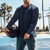 Men S Long Sleeve Henley T Shirt Basic Casual Top