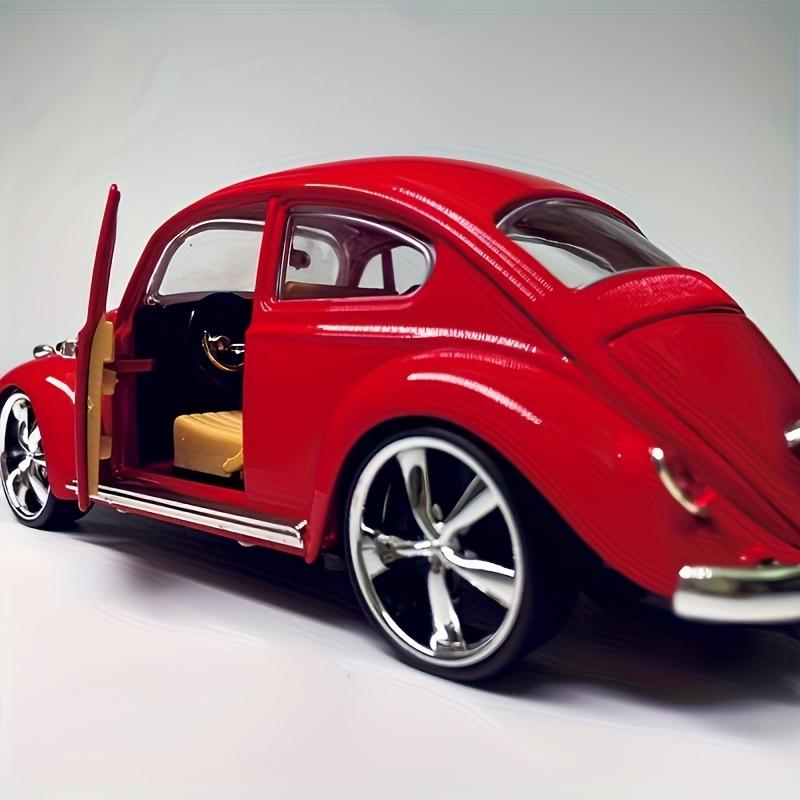 Vintage Red Car Model,Classic Retro Decor with Chrome Accents,Home/Office/Garden Decoration, Collectible Gift for Car Enthusiasts