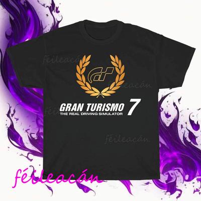 T-shirt Americana Nuova di Zecca con Logo Gran Turismo 7 Divertente Taglie dalla S alla 5XL