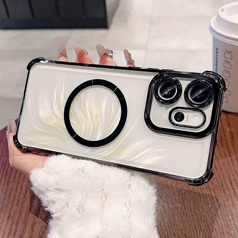 For OPPO Reno15/15 Pro/15 Pro Max/15F/15 FS/14/14 Pro/14F/14 FS Case Lightweight Magnetic Lens Protection Shockproof Cover Funda