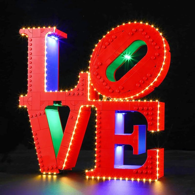 

LIGHTAILING Light for Lego-31214 Love Sculpture - Led Lighting Kit Compatible with Lego Building Blocks Model - NOT Included The Model Set Classic Version