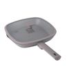 Patelnia grillowa tytanowa z pokrywą 28cm berlinger haus bh-8097 taupe lumarko!