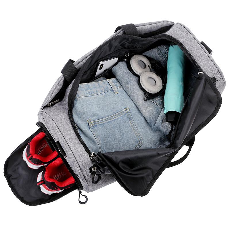 Travel Crossbody Bag Men's Large Capacity Dry Wet Separation Luggage Bag Sports Fitness Shoulder Bag