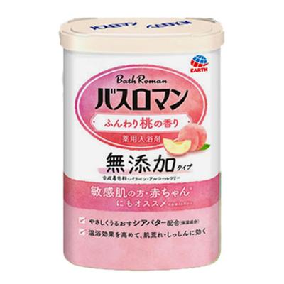 Bath Roman Hot Spring Travel Bath Salts Hot Medicinal Open-air Carbonated Effervescent Onpoyuja Hot Bath Bath Additive-Free Peach 600g, 1 Pc