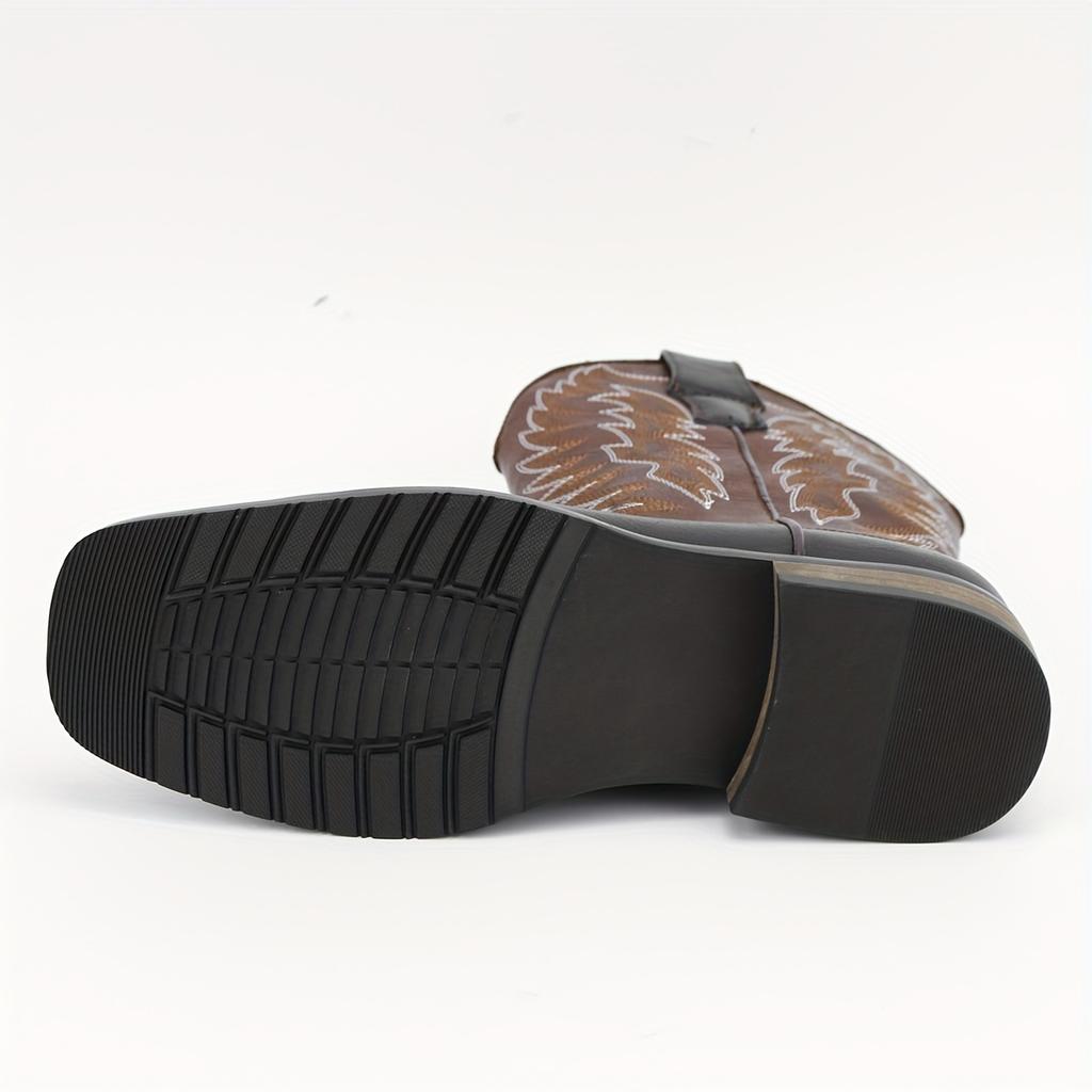 Men's Vintage Roper Boots, Outdoor Slip Resistant High Top Sneakers