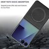 Magnetic Protective Wireless Charging Leather Phone Case for Samsung Galaxy Z Flip7 Flip6 Z Flip 6 5 4 3 Flip7 FE Cover