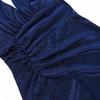 Rochie de Ziua de Naștere Albastru Francez Scânteietoare cu Gât Halter - Elegantă, Sexy și Trendy Rochie 2025