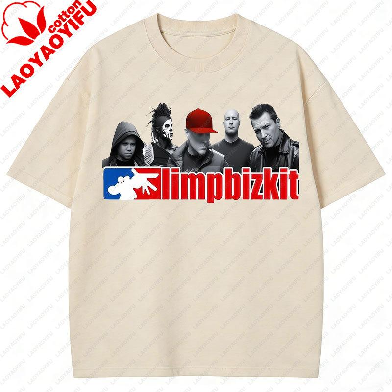 Playera Limp Bizkit Metal Classic Tour Band Music Albums Retro Vintage Rock Rap Graphic T Shirts New In Tops Tees Unisexs Tees