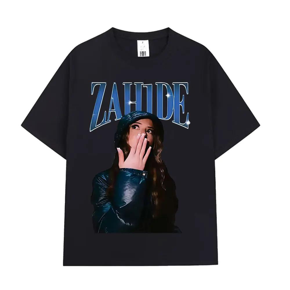 

Men Women Clothing Fashion High Quality T Shirts Zahide Merch Graphic T-shirt Cotton Short Sleeve Harajuku T-shirts S