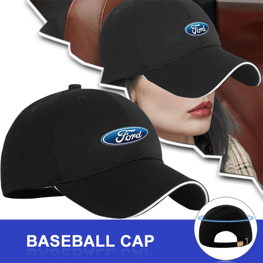 Adjustable Car Baseball Cap Peaked Cap For Ford Taurus Fiesta Mondeo Mustang ST Fusion Explorer Escape SHELBY Edge Ecosport Kuga