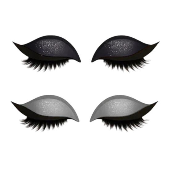 2 Líné samolepky Oční stíny Pár řas Opakovaně použitelné Samolepky pro líčení očí