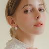 Jlauren Twisted Rose Gold and Silver Cubic Zirconia Ear Cuff P0382