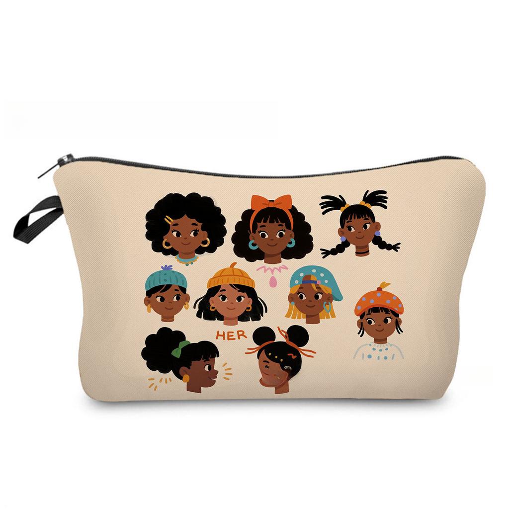 Women Avatar Print Cosmetic Bag Toiletries Organize Travel Storage Case 6884