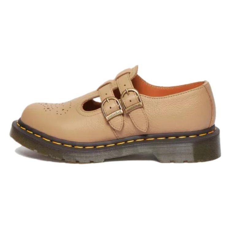 

Dr. Martens Туфли Мэри Джейн на массивном каблуке с круглым носком и пряжкой Женская обувь Коричневый 30692439 36