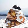 Baby Bearded Dragon Loves Me Blanket Soft Warm Flannel Throw Blanket Bedspread for Bed Living room Picnic Travel Home Couch