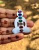 7 Chakra, Seven Chakra Natural Gemstone Pendant, Pendant Healing Pendant, Yoga Pendant, Free Ship