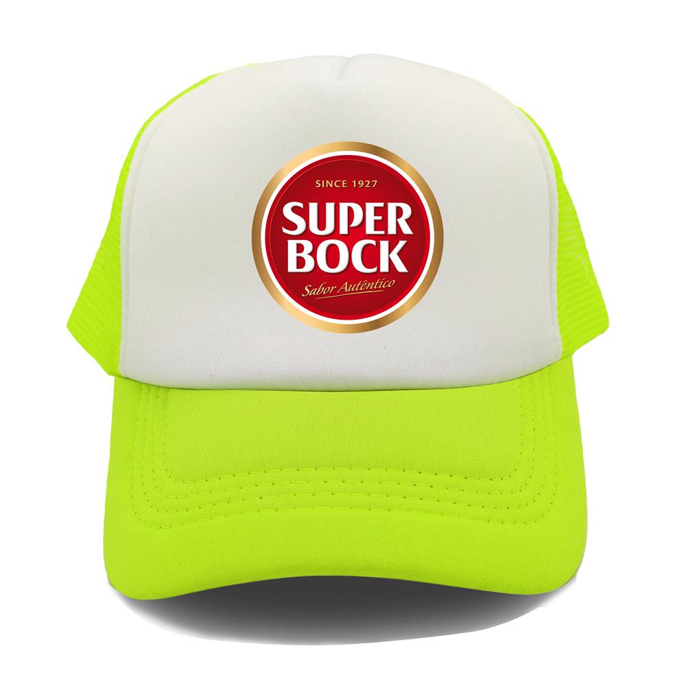 Berretto Trucker Super Bock Unisex Cappello Divertente Cappellino da Baseball Fresco Estivo Cappellini Unisex a Rete