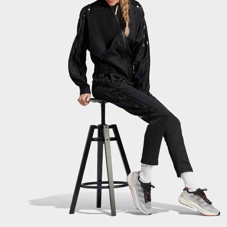 New Adidas Knitted Sports Pants Unisex Black IB2306