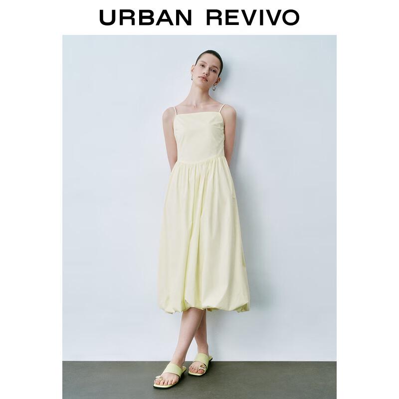 

UR 2025 Весеннее женское повседневное платье-сарафан А-силуэта с завышенной талией Аврора L