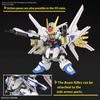 SD Gundam Cross Silhouette SDCS Mobile Suit Gundam SEED FREEDOM Mighty Strike Freedom Gundam Plastic Model Kit Pre-colored
