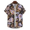 Harajuku New Summer 3D Exotic Style Floral Printing Shirts For Men Children Fashsion Cool Short Shirts Cool Streetwear Clothing