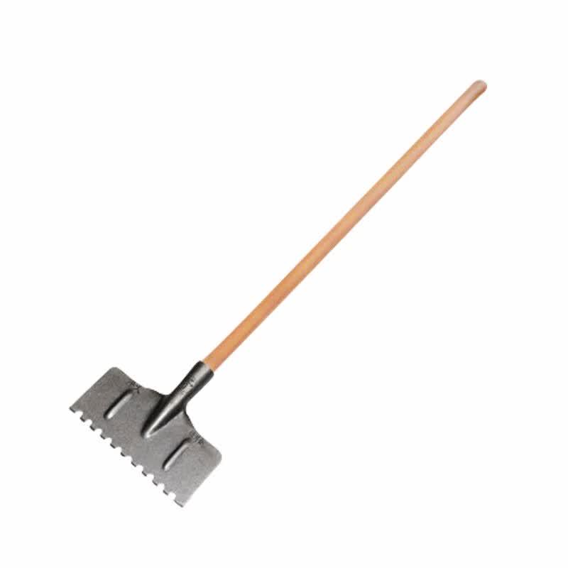 Laobaojia Serrated Ice Scraper & Snow Shovel 1.2m Wooden Handle