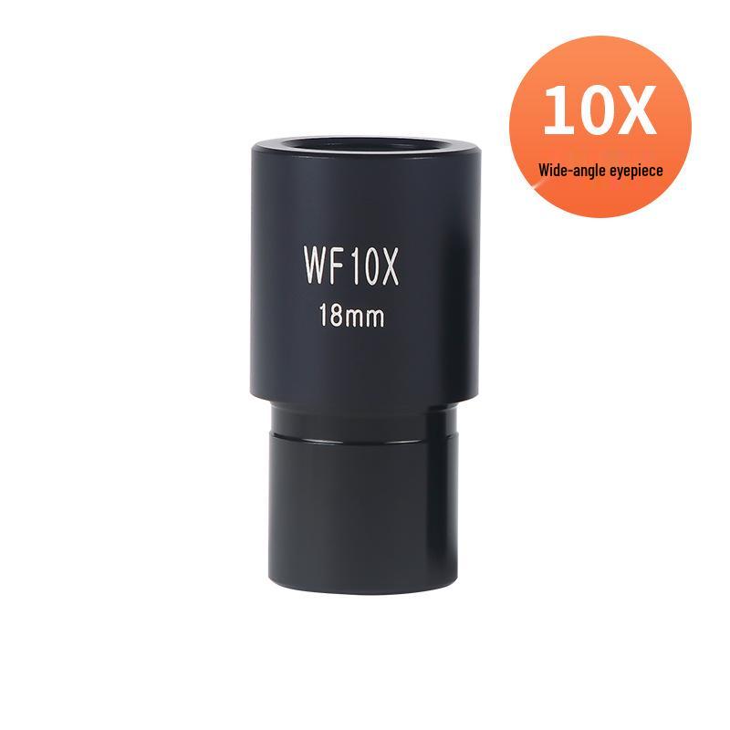 Biological Microscope Lens Accessories: WF10X-25X Magnification Stereoscopic Wide-Angle Eyepiece with High Eye Point and Micrometer.