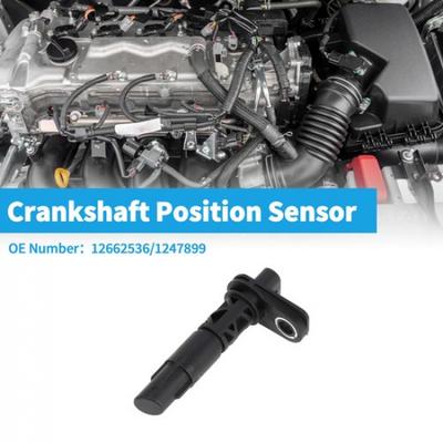 Crankshaft Position Sensor for Chevy Cruze 14 16-19 No12662536 1 Pc Black