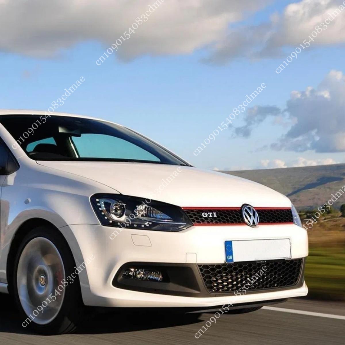 Передний сплиттер бампера в стиле Maxton для VW POLO MK5 GTI Facelift 2014-2017 Хэтчбек Лип-спойлер Диффузор Доработка BodyKit Тюнинг 2010-2014 GTI