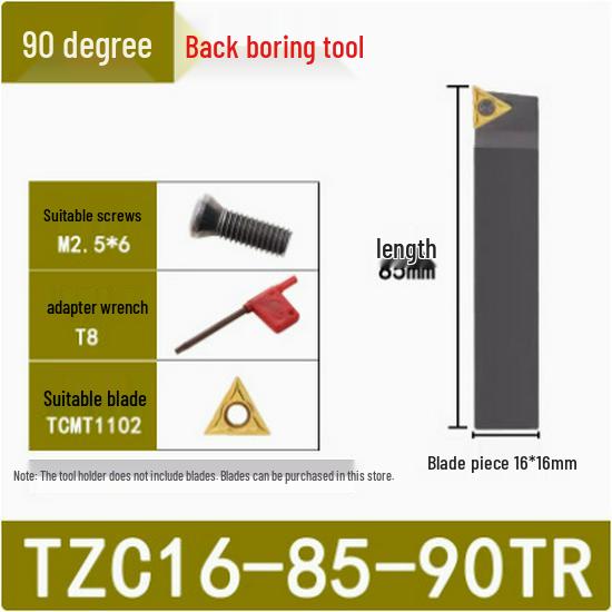 45°/90° Rough Boring Bar Holder with Replaceable Head & CBS/BSB Cutter