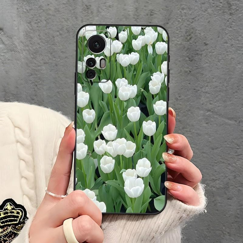 

Tulips Flower Spring Phone Case For Redmi 8 9 9A 7A 10 8A 10A Note 11 10S 7 11S Plus POCO X3 Pro NFC Design Back Cover Redmi 10A