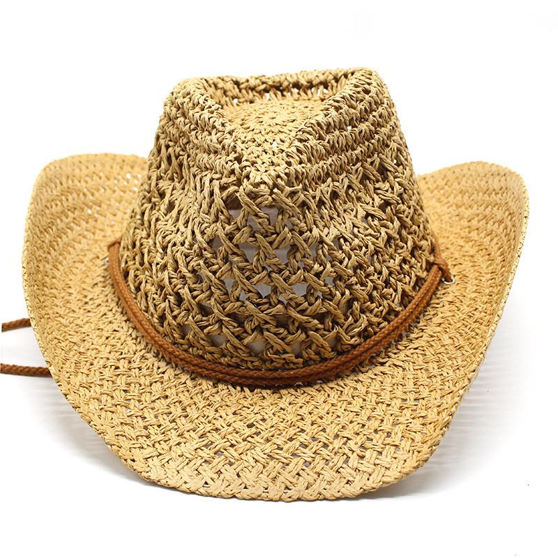Straw Hat For Men Summer Sun Protection Wide Brim Traveller Accessory