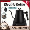 1L 304 Touch Screen Panel Electric Health Kettle Indicator Stainless Steel Electric Kettle Coffee Pot with Temperature