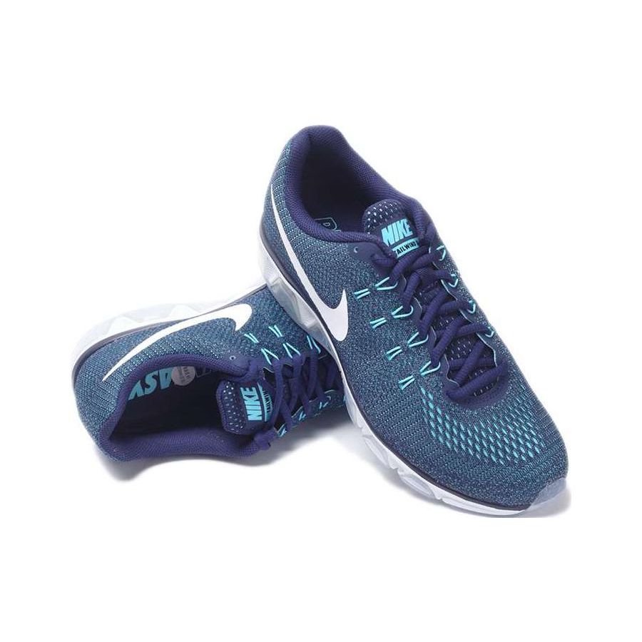 Nike Air Max Tailwind Round Toe Comfortable Fabric Low Top Air Cushion Training Running Shoes Men sneaker Blue 805941-406