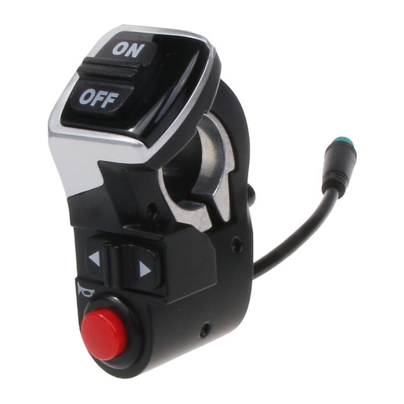 

Light Handlebar Controller Electric Scooter Switch E-scooter Turn Signals On/Off Button Suitable for Kugoo M4 Skateboard 1