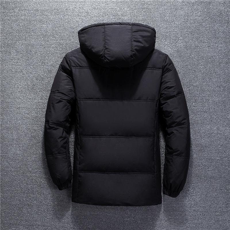 Men's Winter Hooded Cotton Jacket - Short, Thickened, and Warm Casual Outerwear