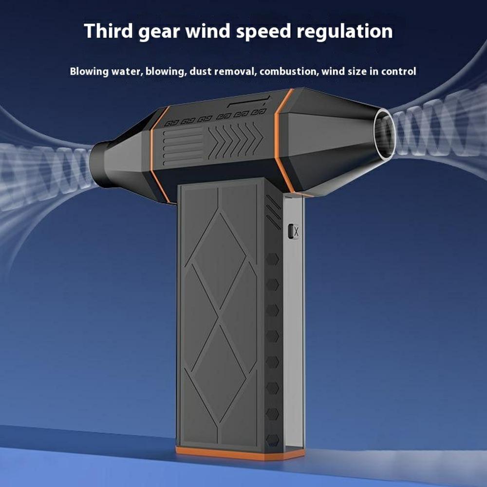 

X5 Turbo Fan Air Duster 130000 RPM High Speed Brushless Motor 2 in 1 Car Blower Vacuum Type A