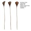 3 Pcs Rustic Metal Calla Lily Garden Stake Vintage Flower Outdoor Yard Art for Patio Lawn Garden Backyard Planter Pots Flower Beds Decor